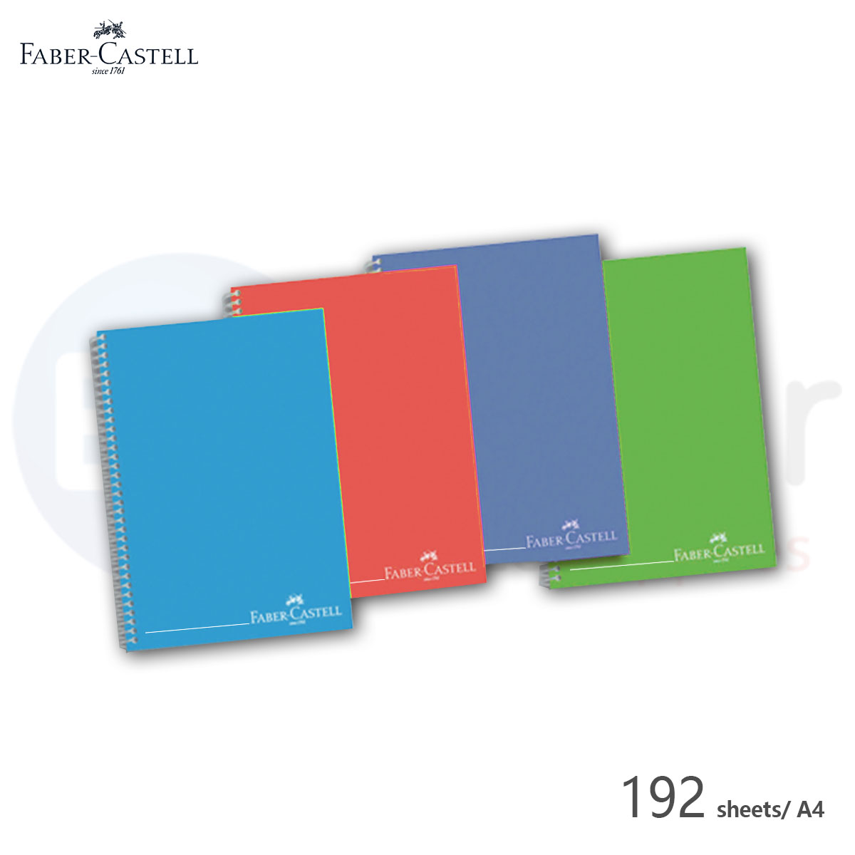 FABER CASTELL University copy book 192 sheets squares