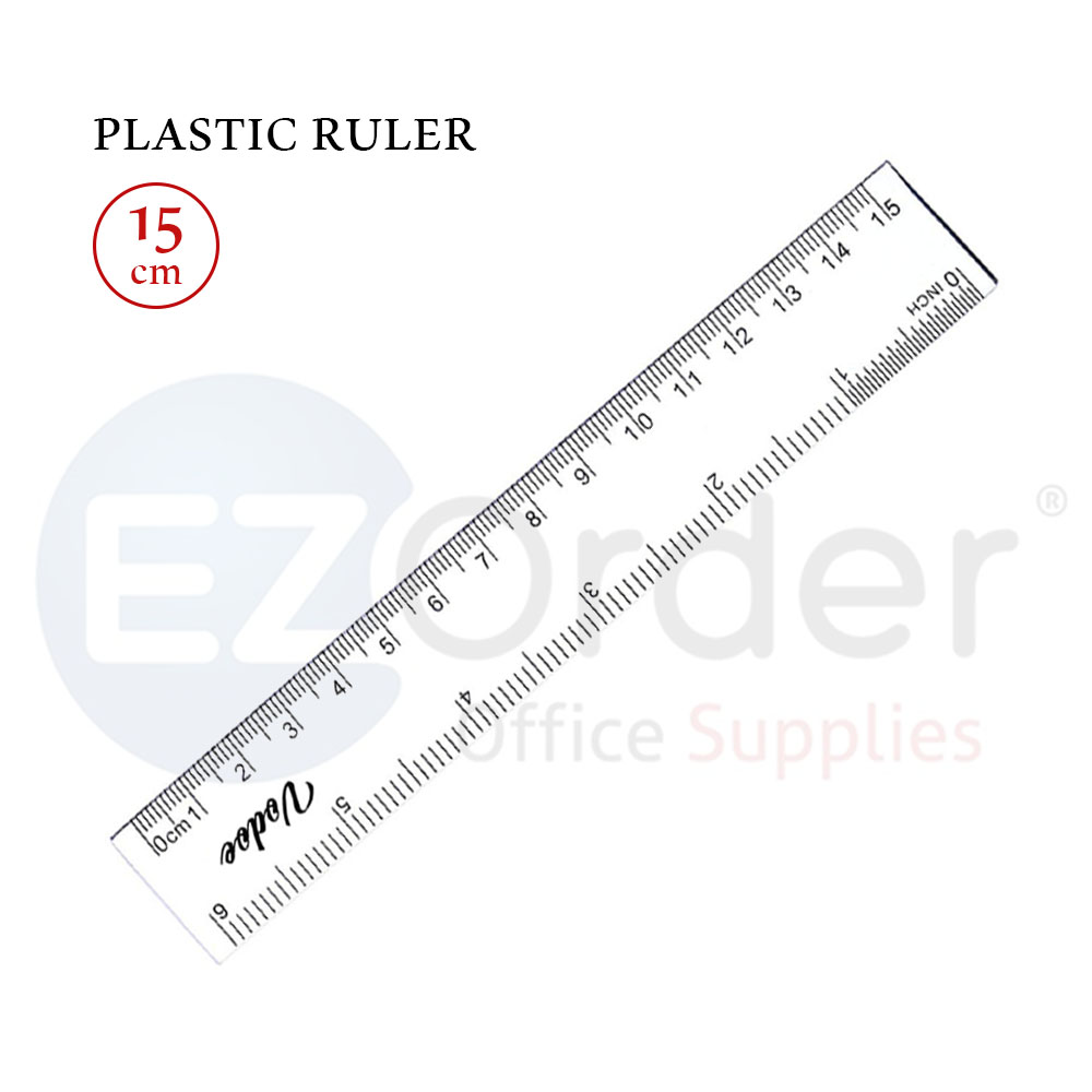 Ruler plastic 15cm