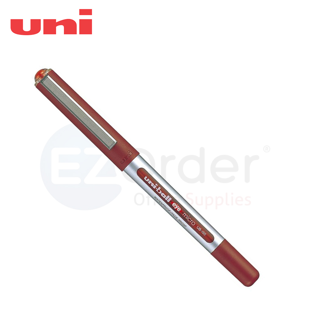 +Uni-ball eye micro red 0.5mm,  UB-150