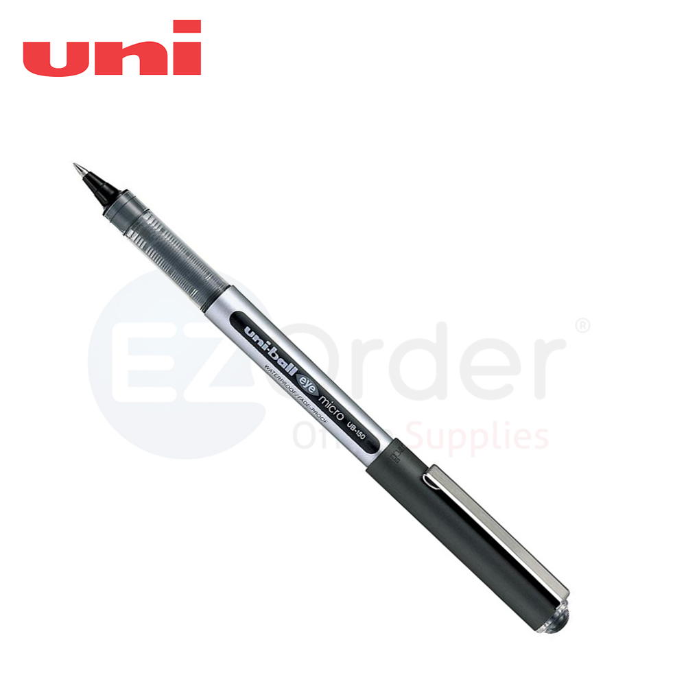 +Uni-ball eye micro black 0.5mm,  UB-150