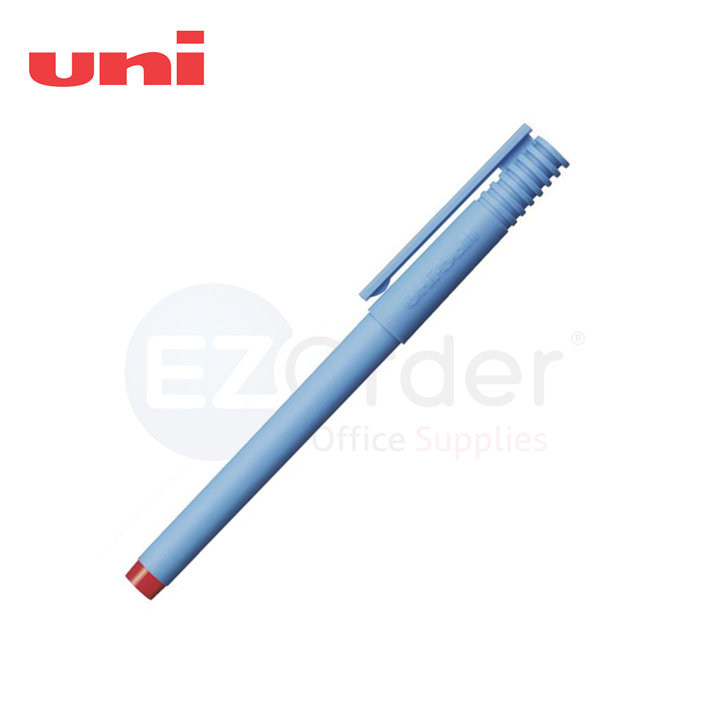 +Uni-ball Rollerball,rolling 0.7mm - red metal tip