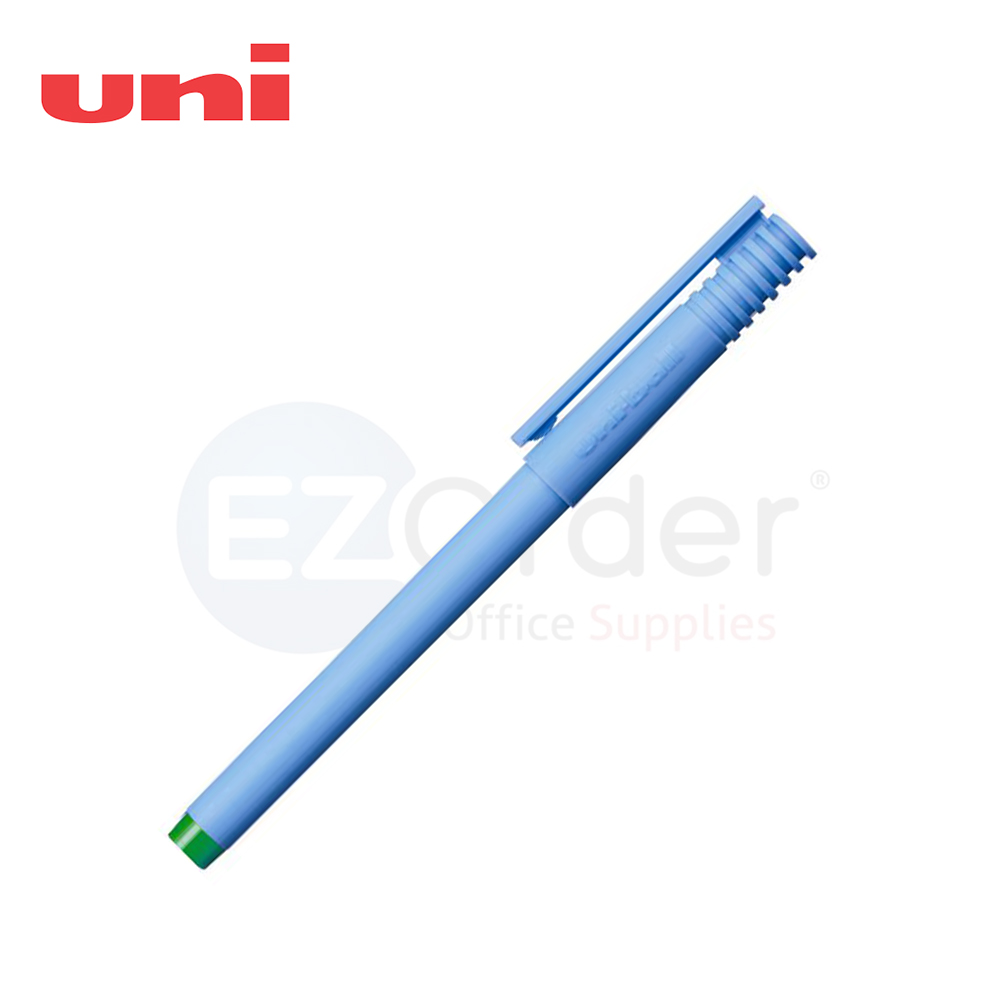 Uni-ball Rollerball, rolling 0.7mm - green metal tip