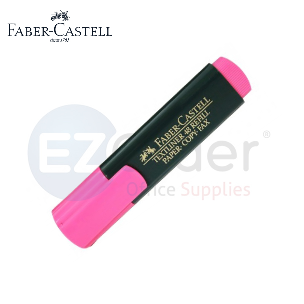 +Highlighter, Faber Castell, pink