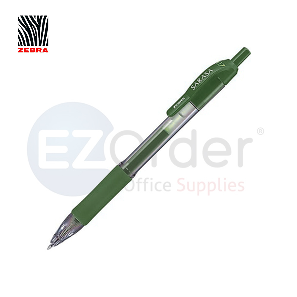 Zebra  Sarasa retractable gel pen green/Black0.7m