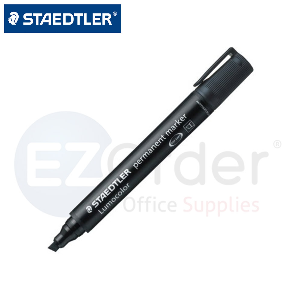 Marker,Staedtler,Dry Safe chisel tip,red