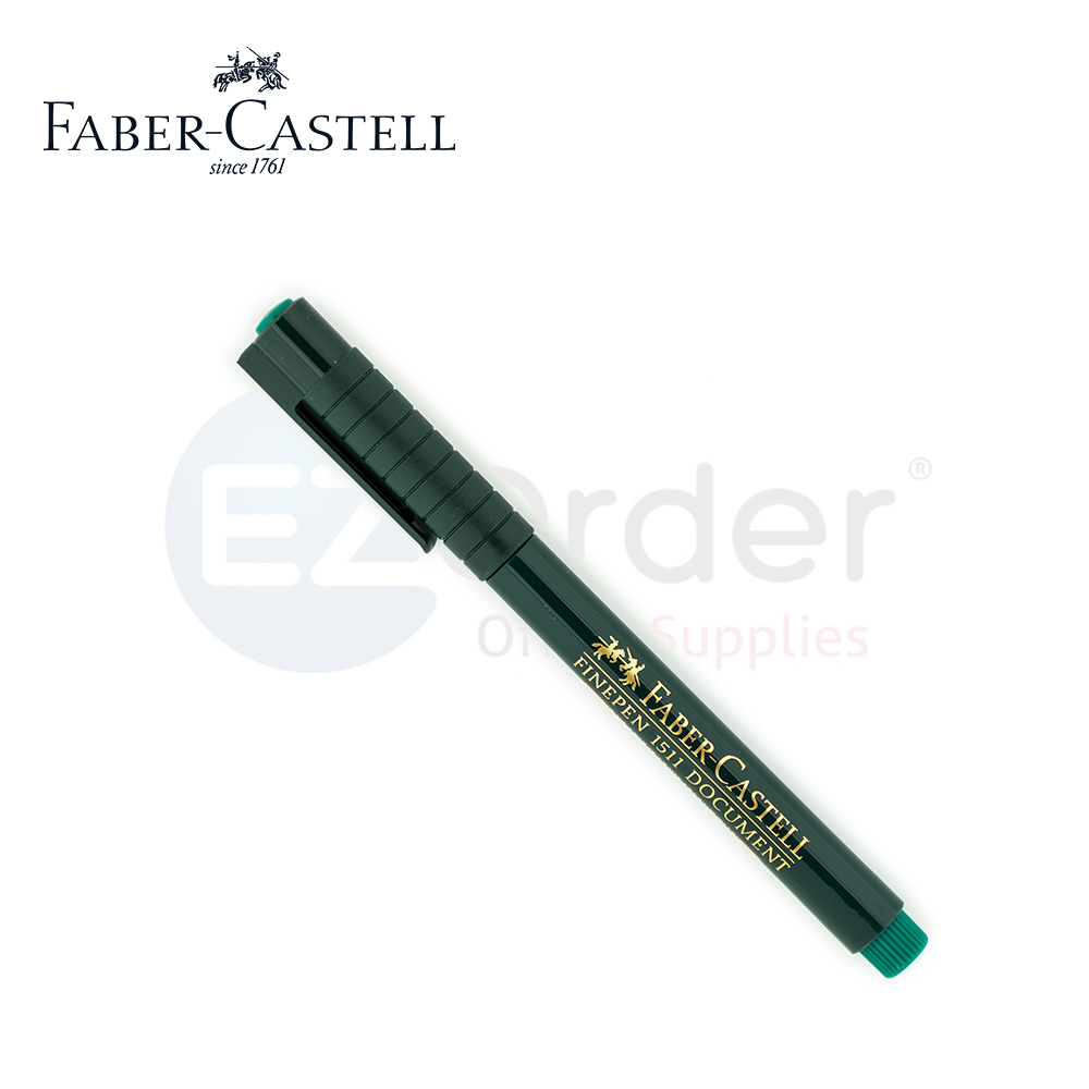 Faber Castell fineliner green 0.4mm