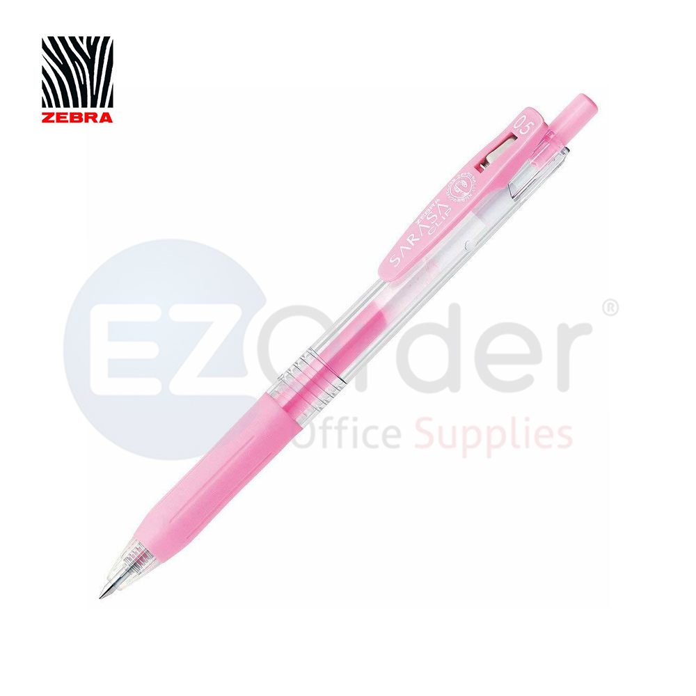 Zebra sarasaclip pink retractable gel pen