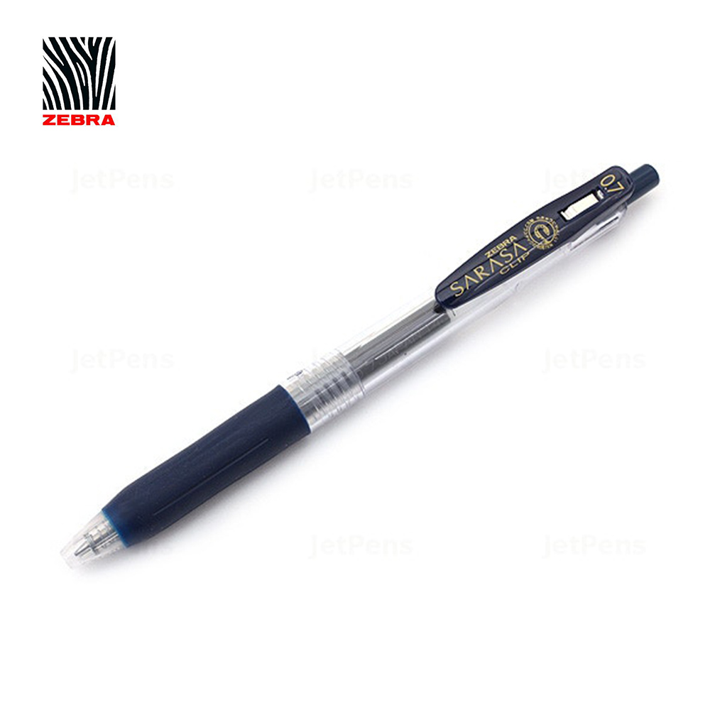 Zebra sarasaclip blue/black 0.7mm retrac.gel pen
