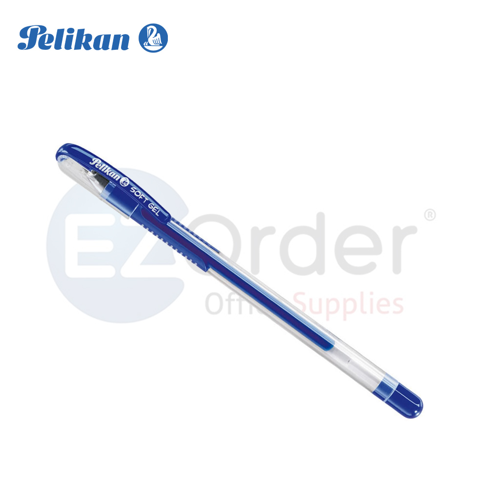 Pelikan Blue soft gel pen
