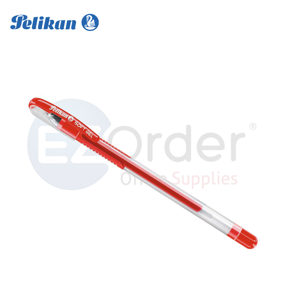 # Pelikan  Red soft gel pen