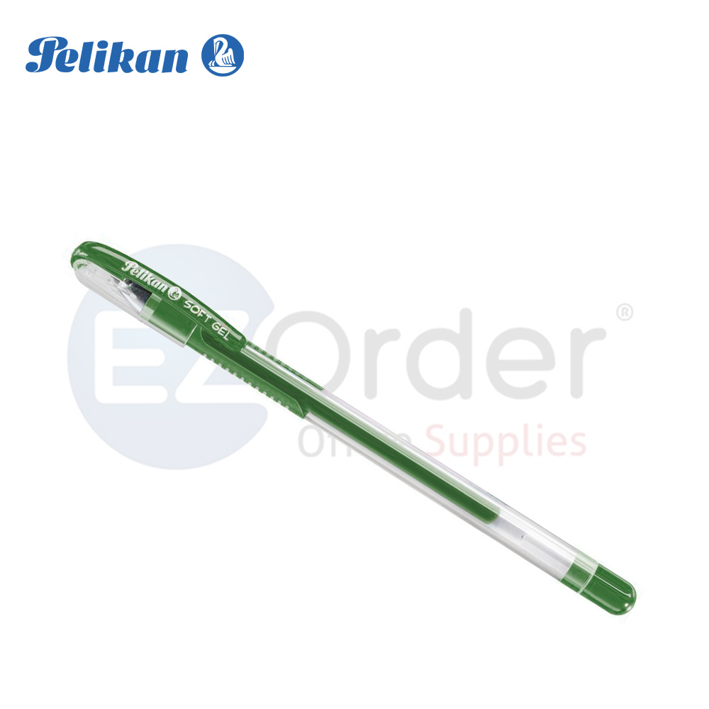 Pelikan  green soft gel pen