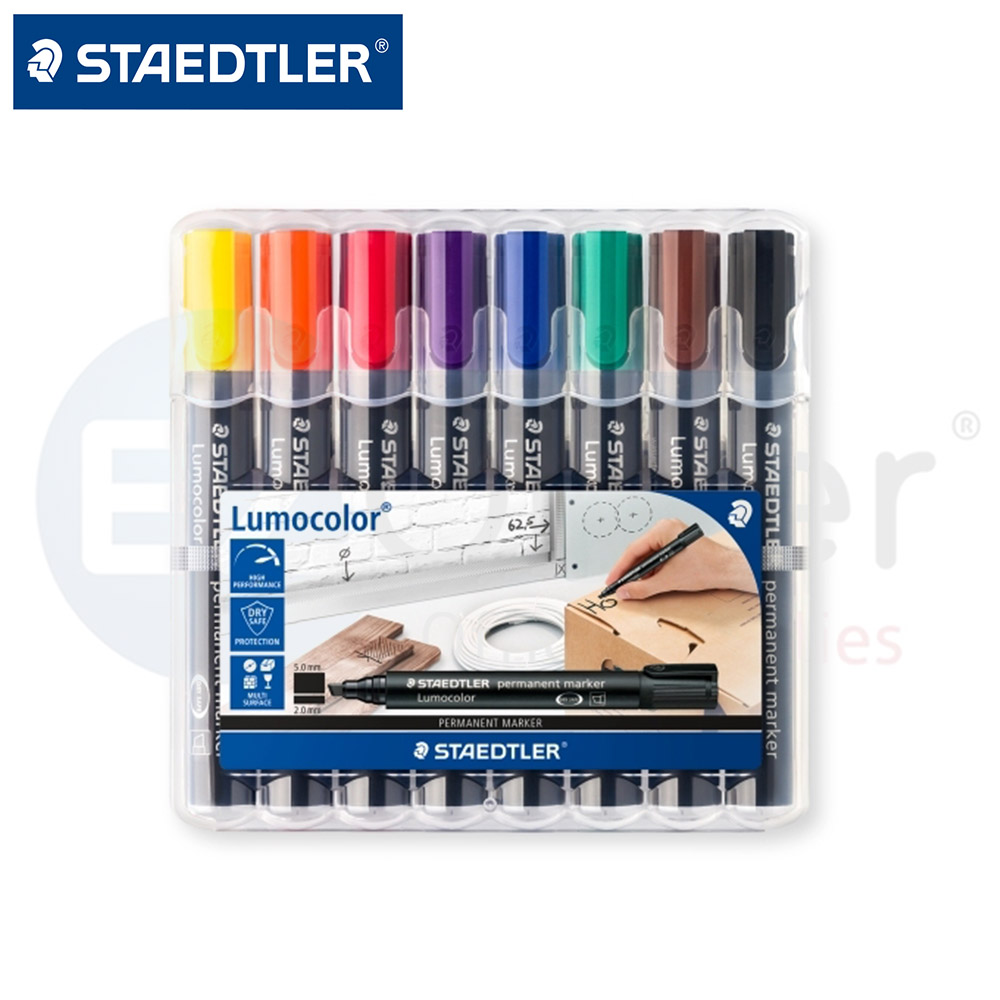 Staedtler Permanent marker Pack/8 round tip