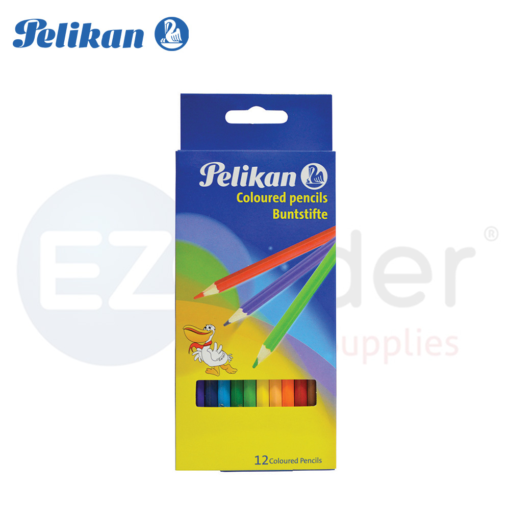 Pelikan Coloring pencils (12 colors), LONG