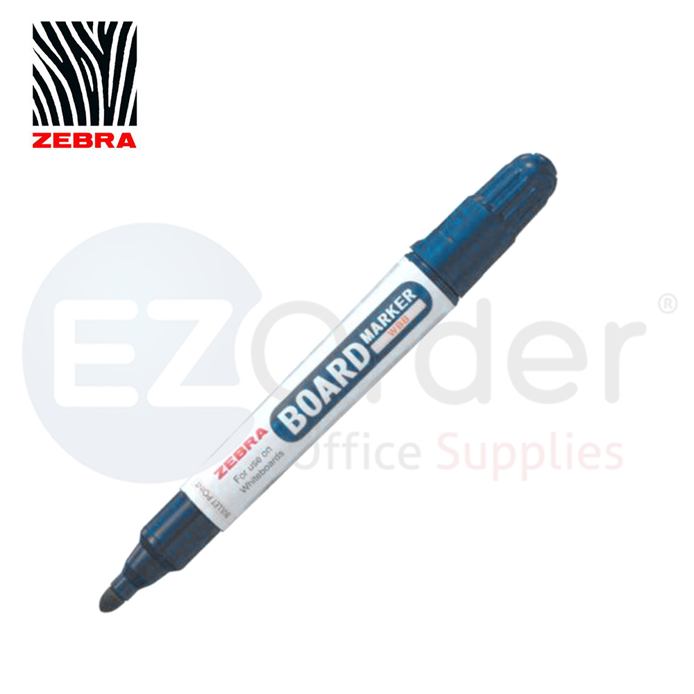 Zebra  Whiteboard marker black ROUND tip