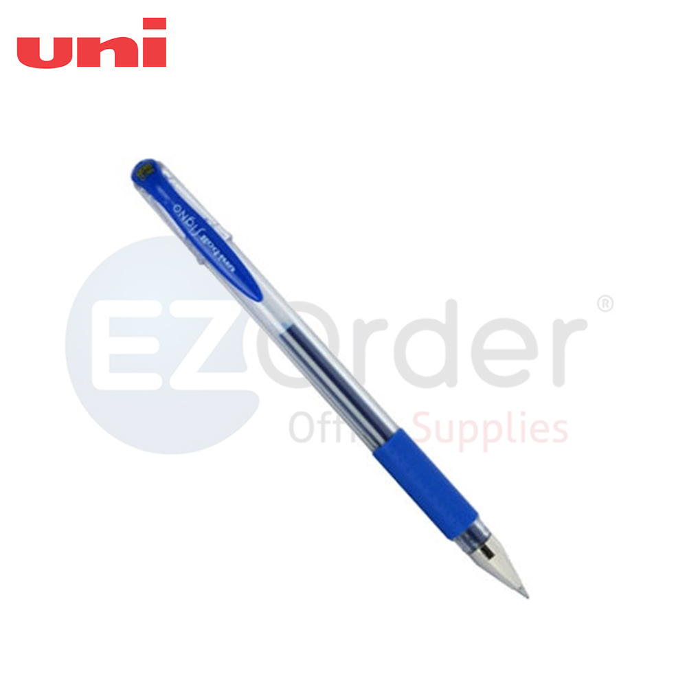 UNI ball signo DX blue,with rubber Gel Grip 0.7, UM-151