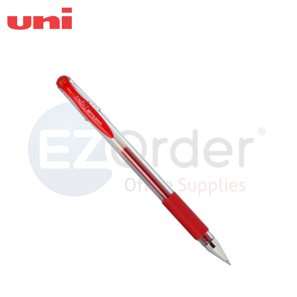 Uni-ball Signo DX with rubber grip 0.7, red