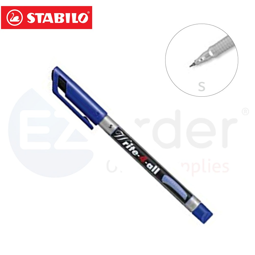 +Stabilo write for all superfine blue