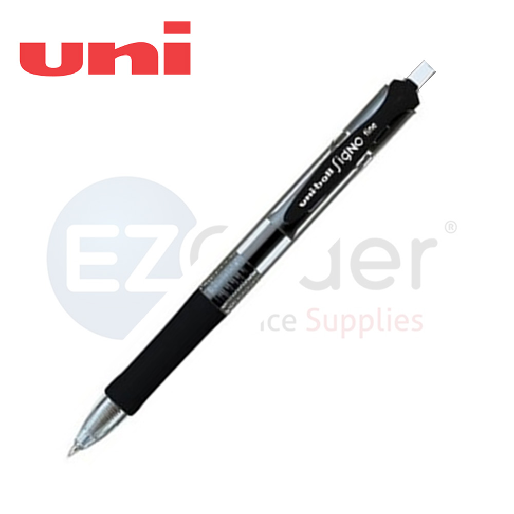 Uniball signo retractable black 0.7 MM