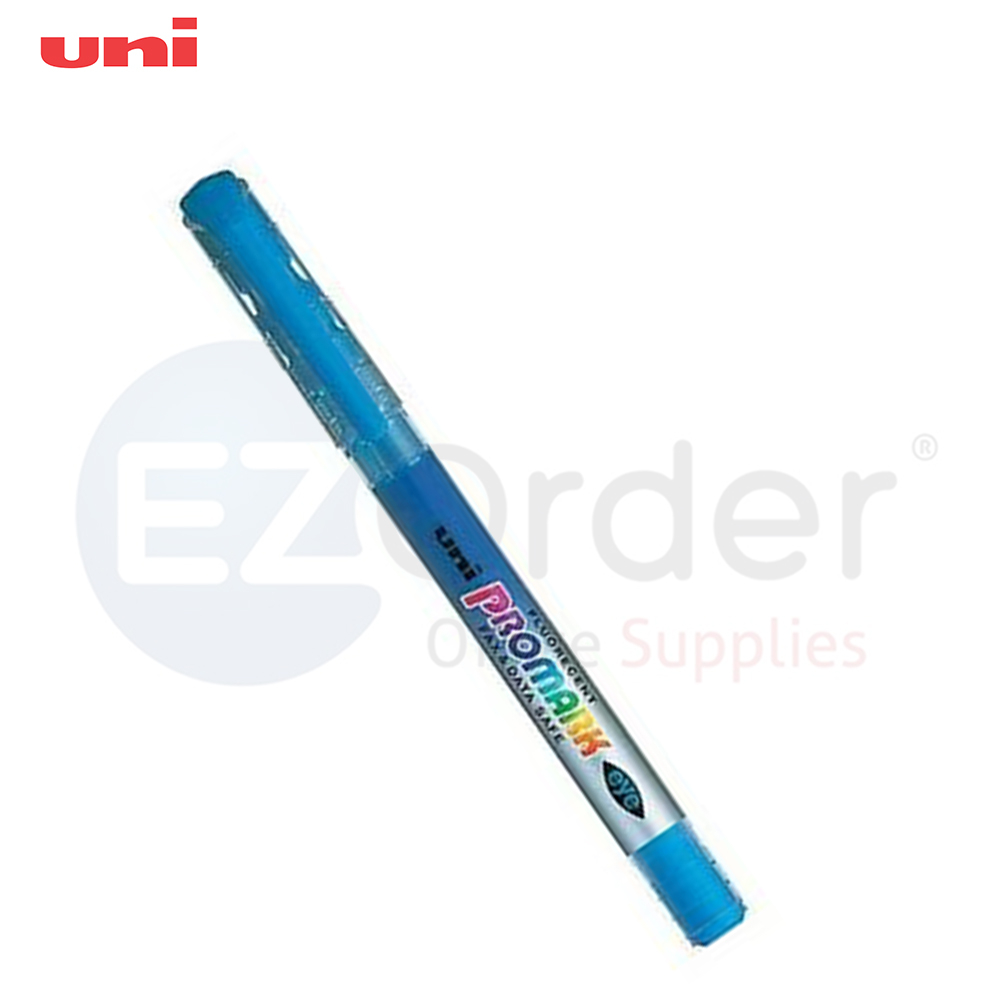 Uni promark light blue pentype highlighter