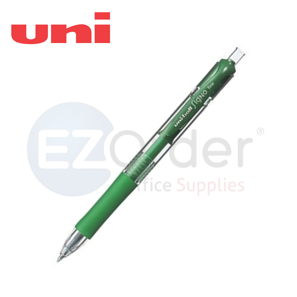 Uniball signo retractable green 0.7 MM