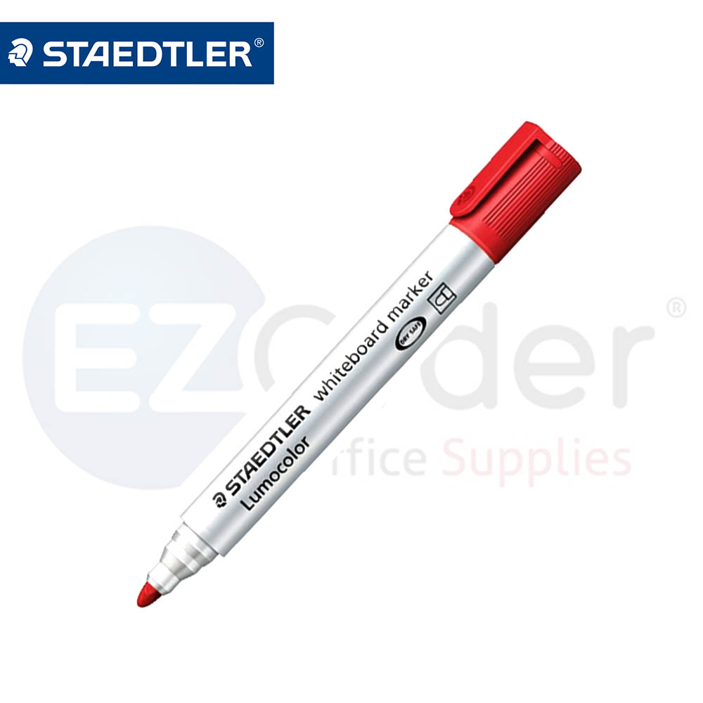 +Steadtler white board marker,red round tip