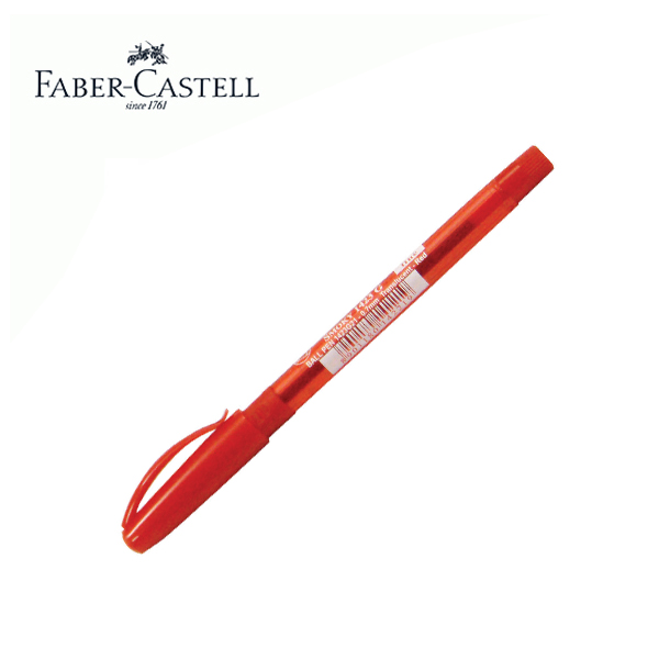 Faber Castell ball point with grip, red