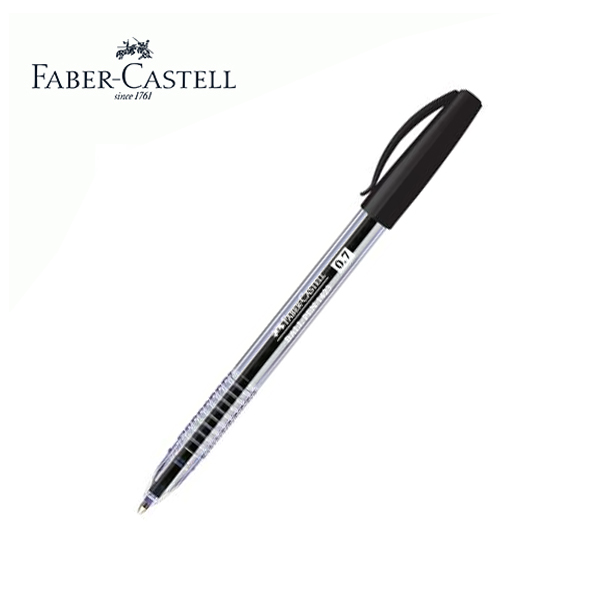 Faber Castell ball point with grip, black