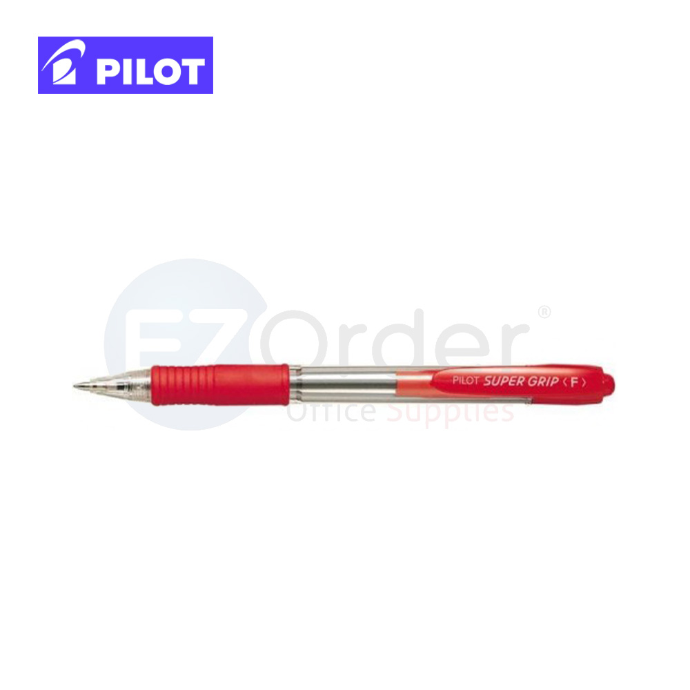 Pilot ballpen super grip rectractable red