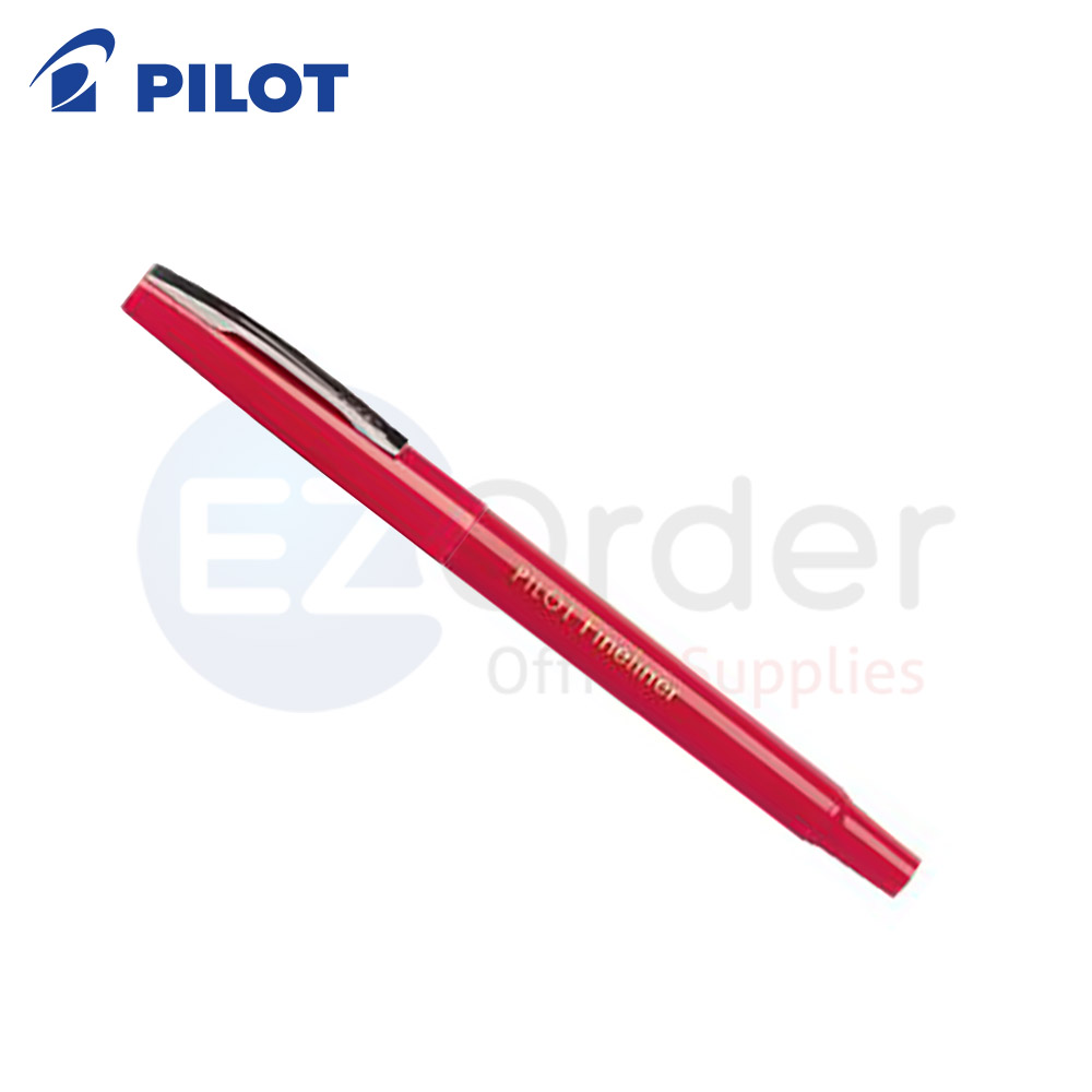 Pilot fineliners (0.4mm) red