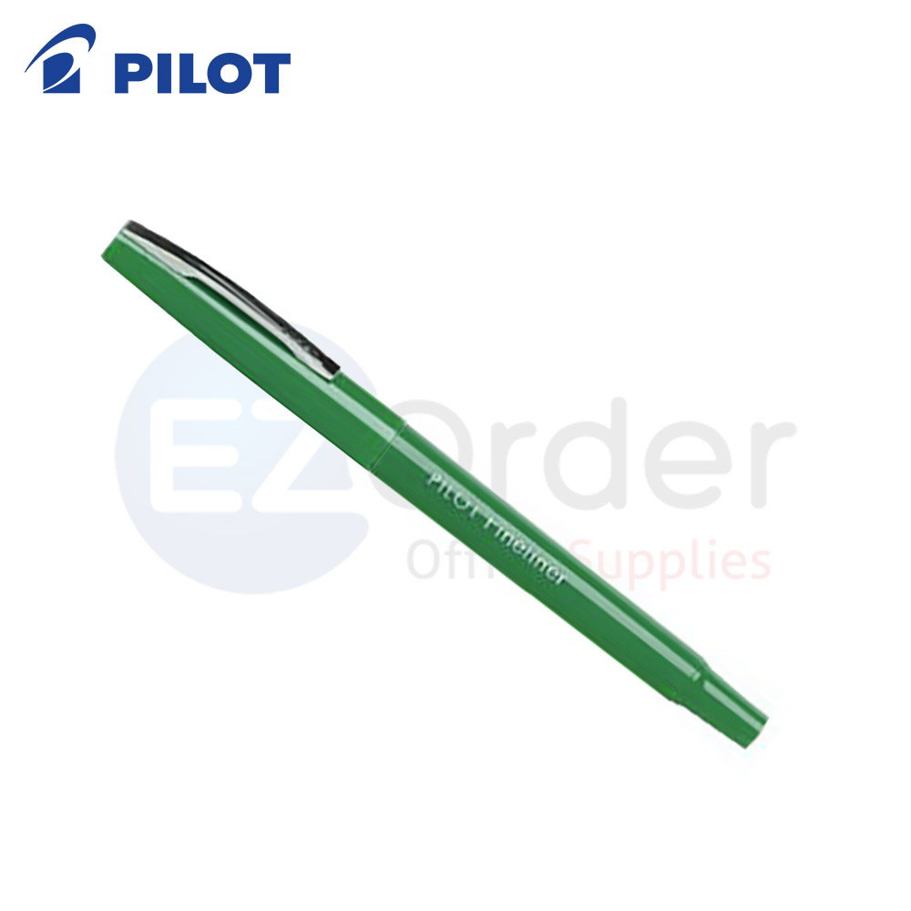 Pilot fineliners (0.4mm) green