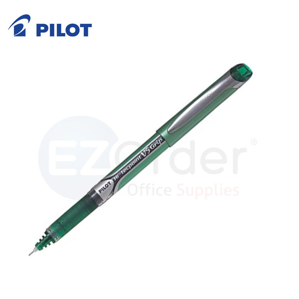 Pilot Hi-Tecpoint Grip green,V-5/V-7/V-10 NEEDLE POINT