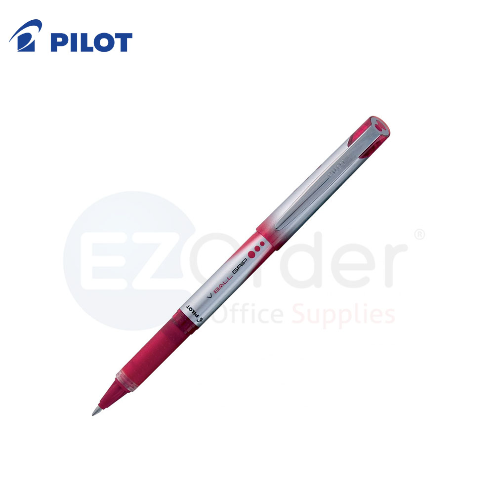 Pilot V ball grip  red, 0.5 or 0.7 or 1.0MM