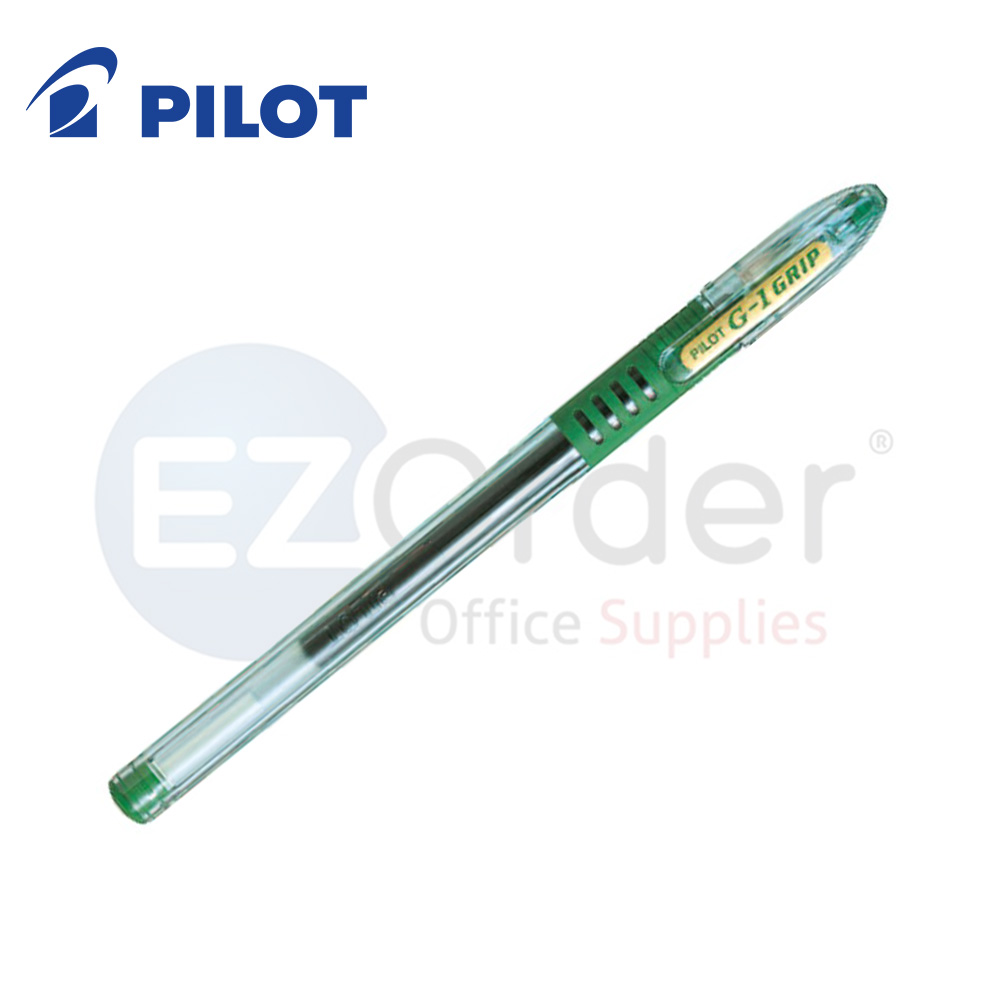 Pilot G1 grip gel pen green