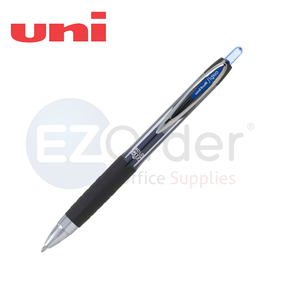 Uni-ball Signo gel pen ,Retractable, blue 0.7 mm or 1.0mm