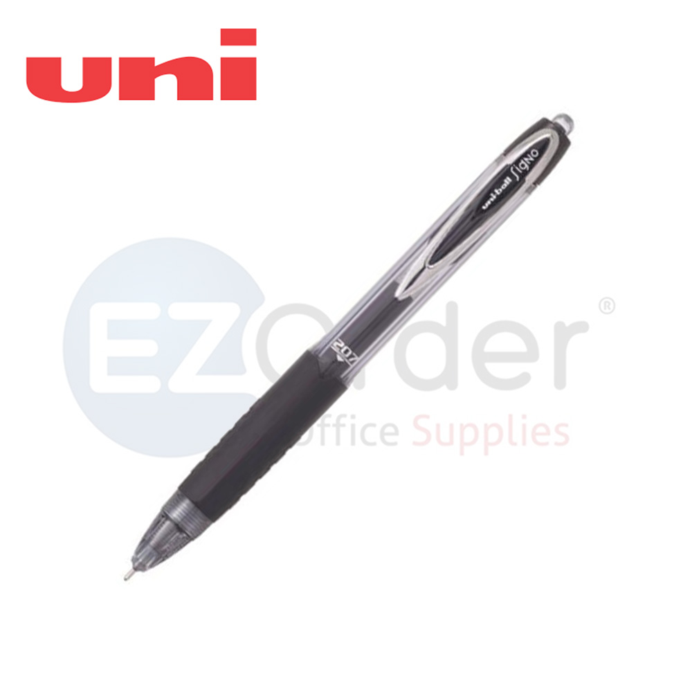 Uni-ball Signo gel pen black 0.7 mm retractable