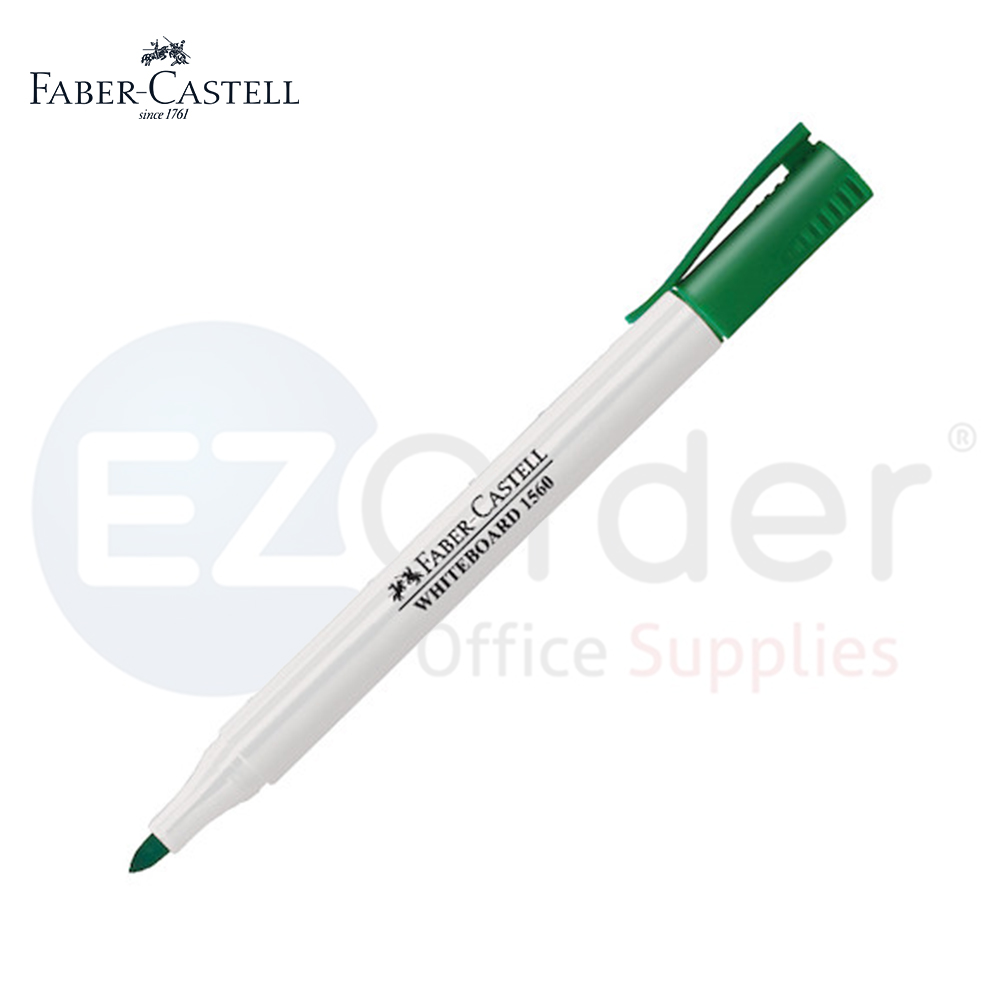 Faber castel whiteboard marker green fine tip