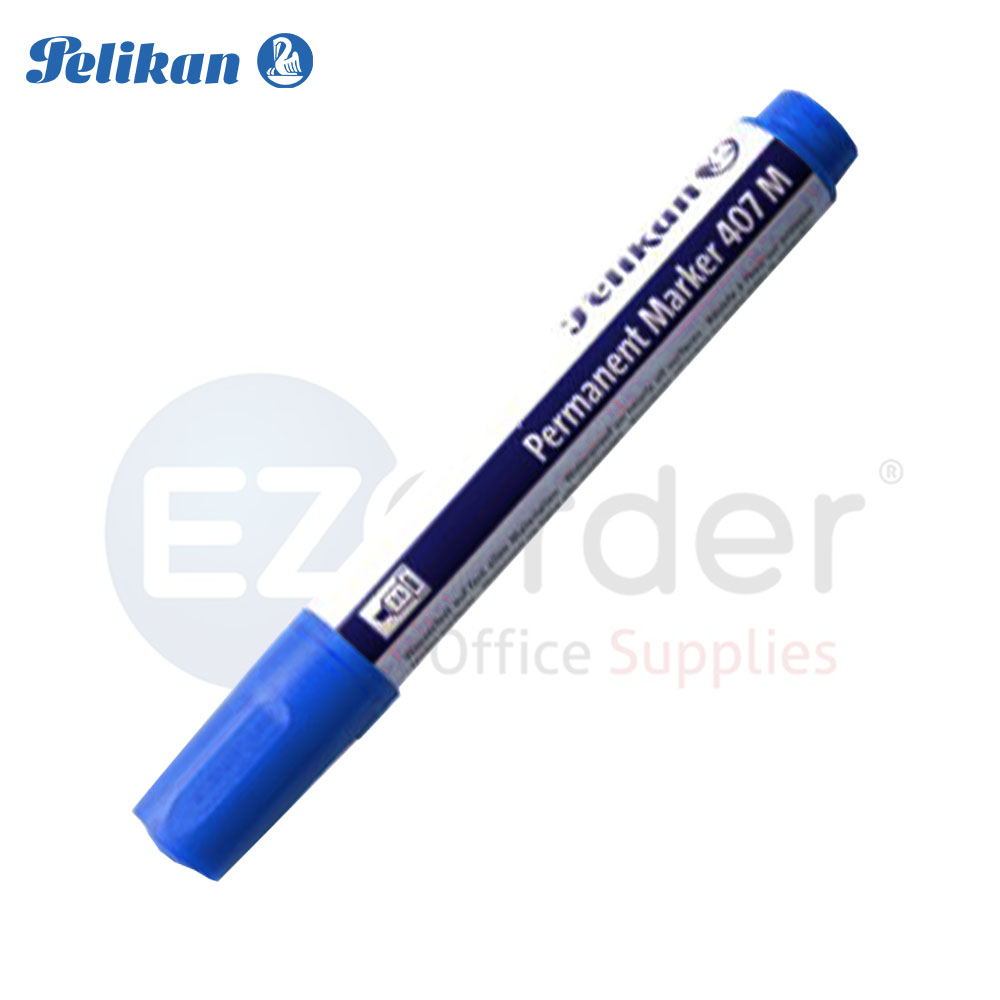 Pelikan Permanent marker, chisel tip,blue