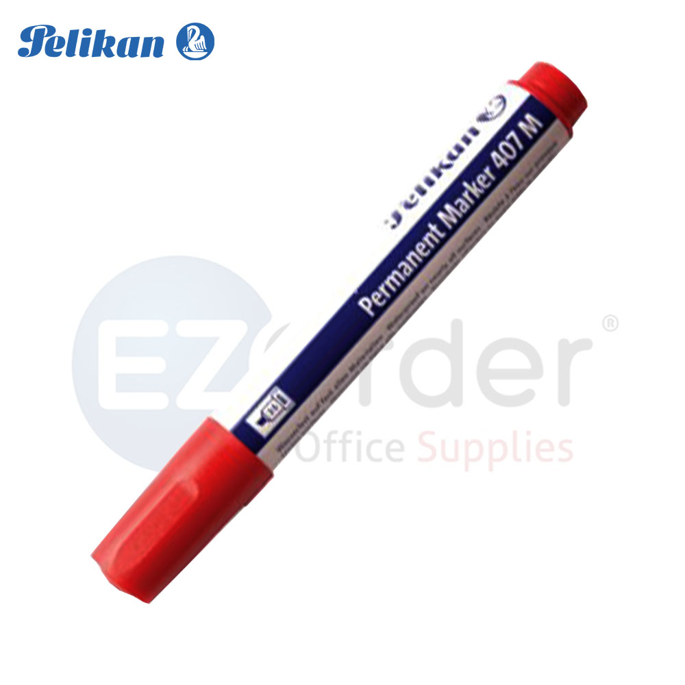 Pelikan Permanent marker, chisel tip,Red