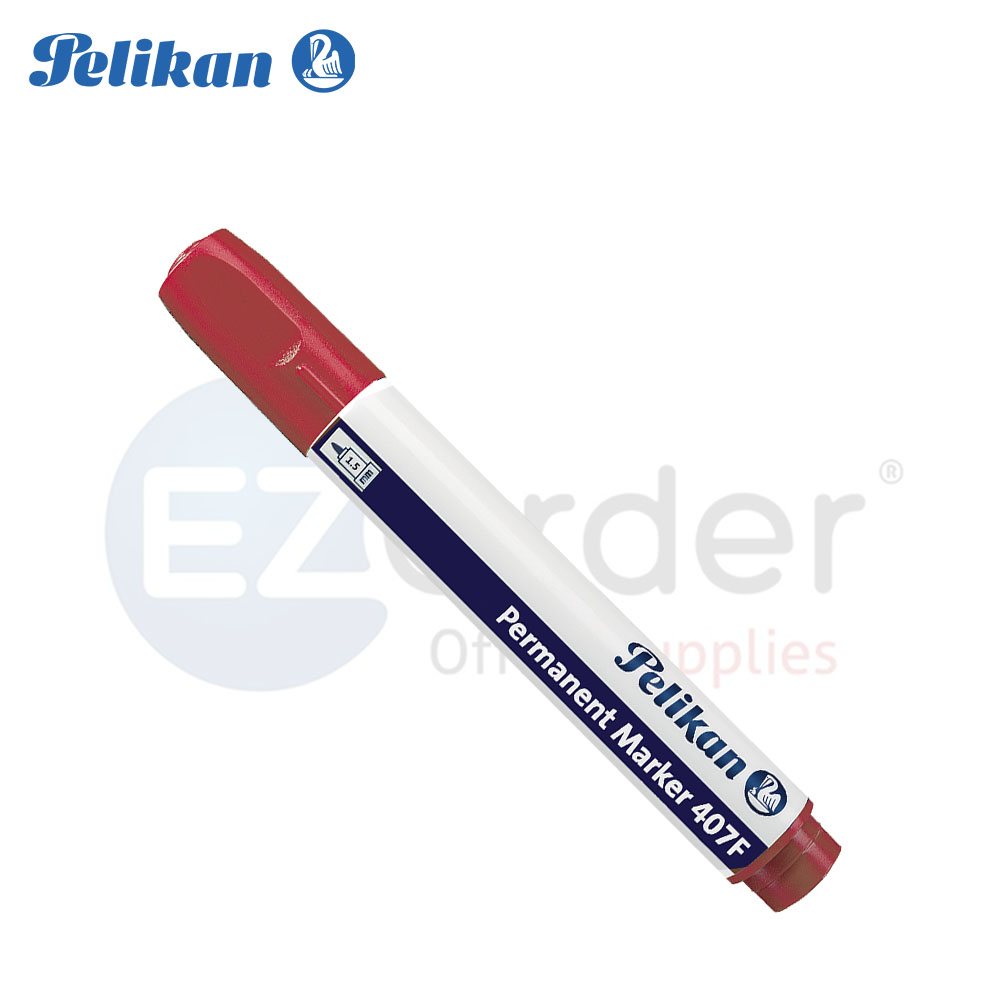 Pelikan Permanent marker,round tip,red