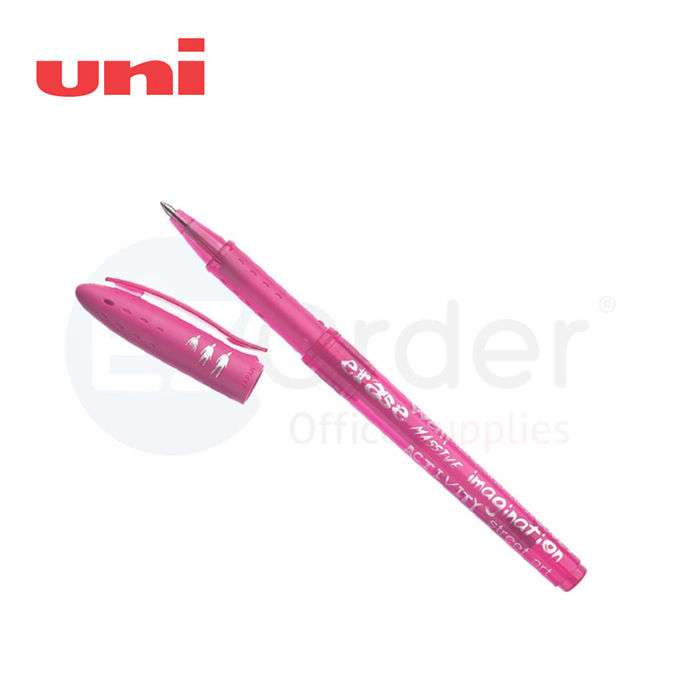 UniBall Fanthom erasable Ball pen 0.7mm pink