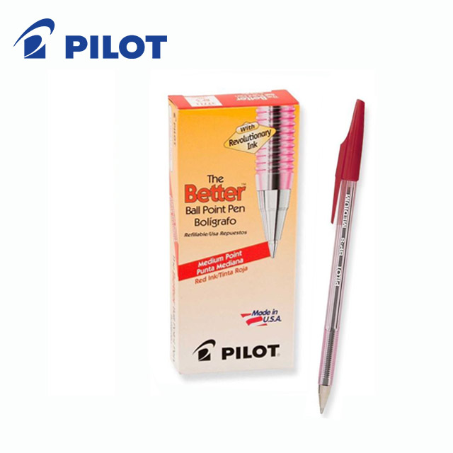 PILOT  ball pen, red