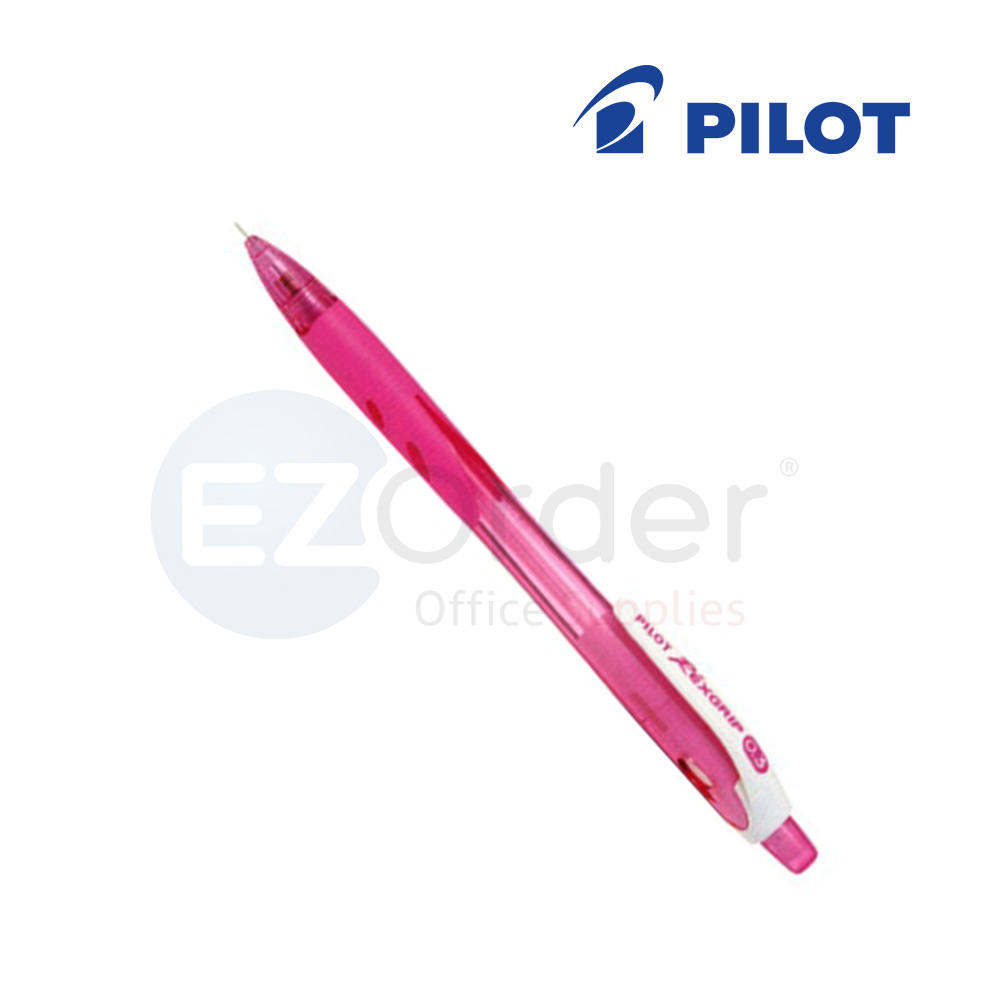 Pilot Rexigrip rectractable ball pen  pink 1.0mm