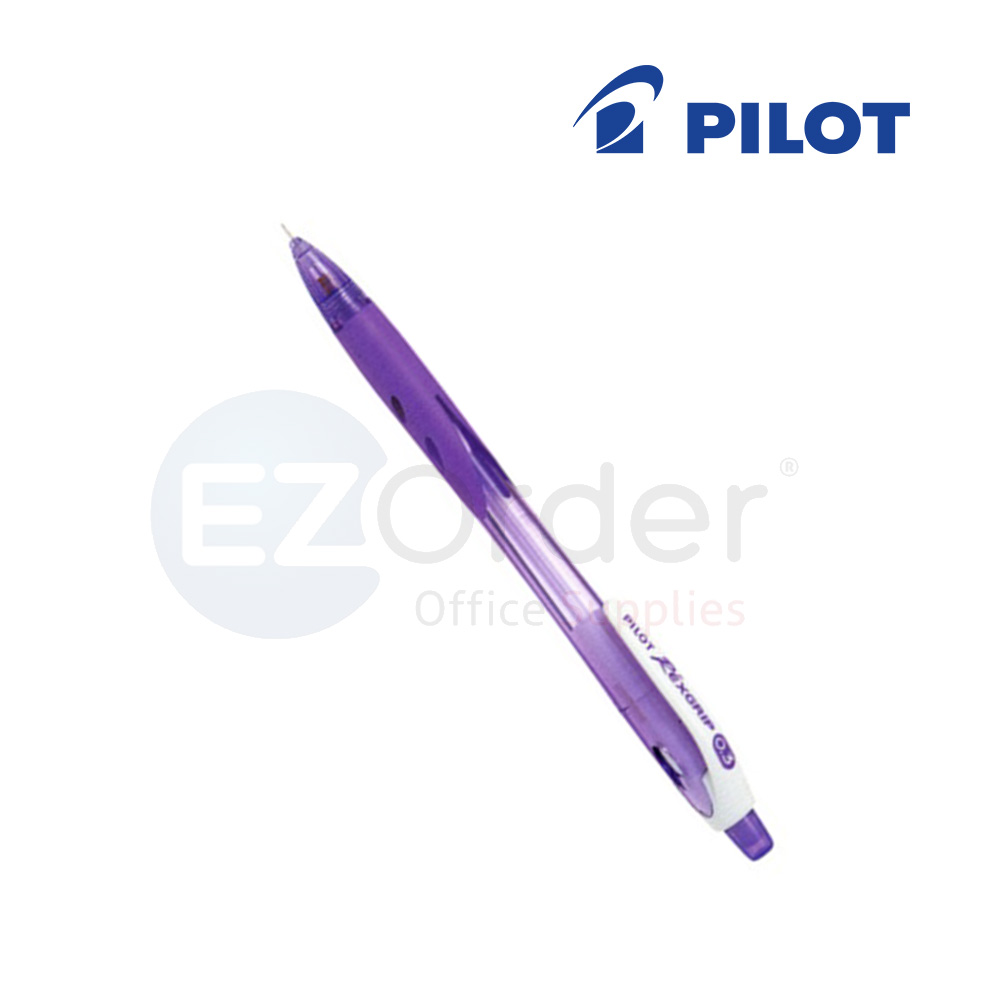 Pilot Rexigrip rectractable ball pen violet 1.0mm