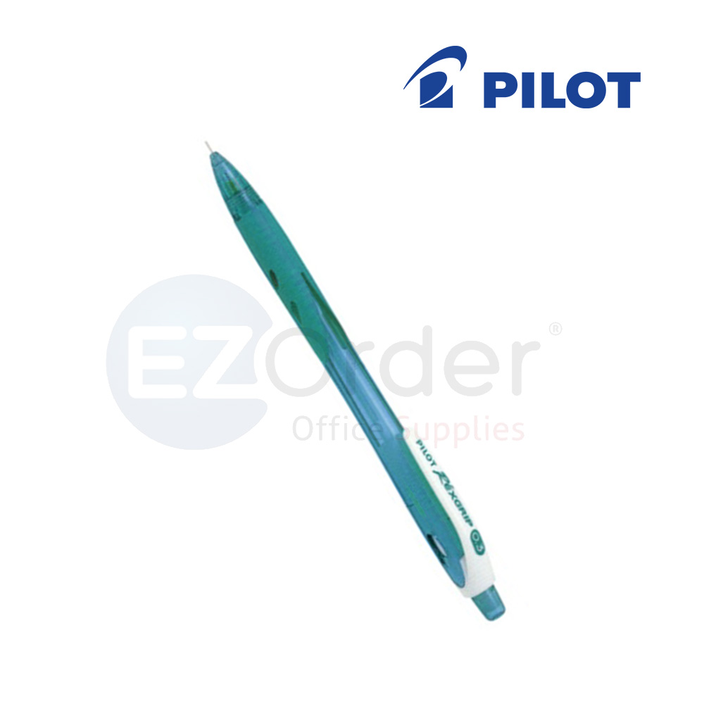 Pilot Rexigrip rectractable ball pen light blue 1.0mm