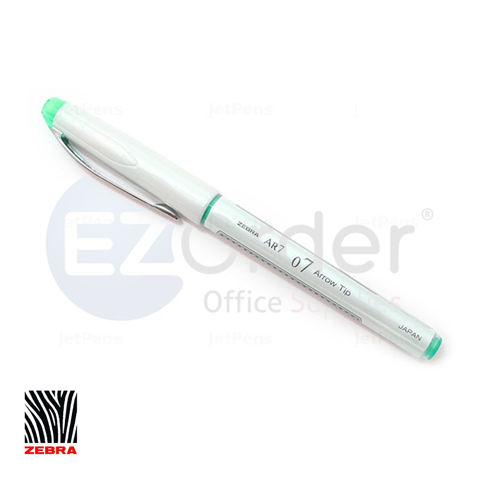 Zebra roller ball pen light green 0.7mm