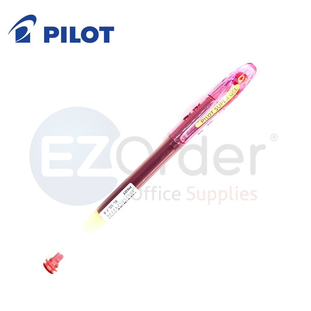 PILOT  gel roller pen,red 0.7mm