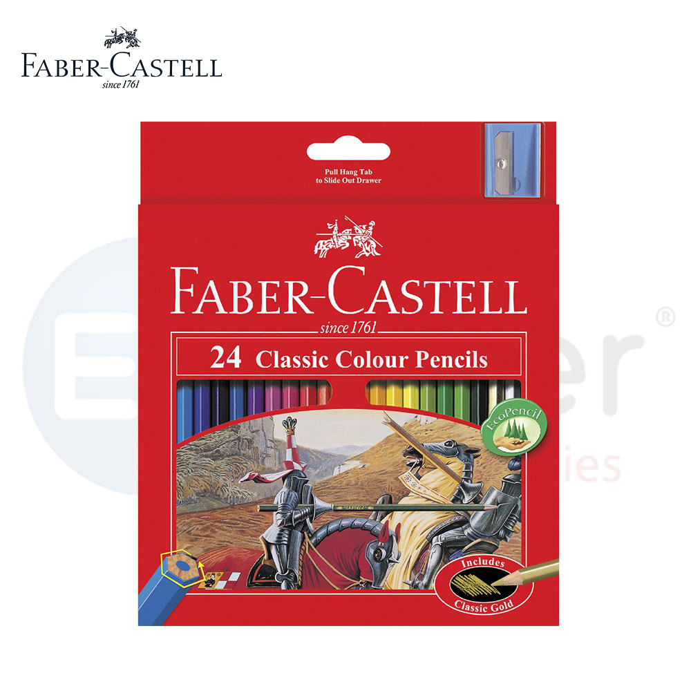 Faber castel colored pencils(24colors) carton box