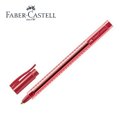 FABER CASTELL grip ball point pen ,red 1.0mm