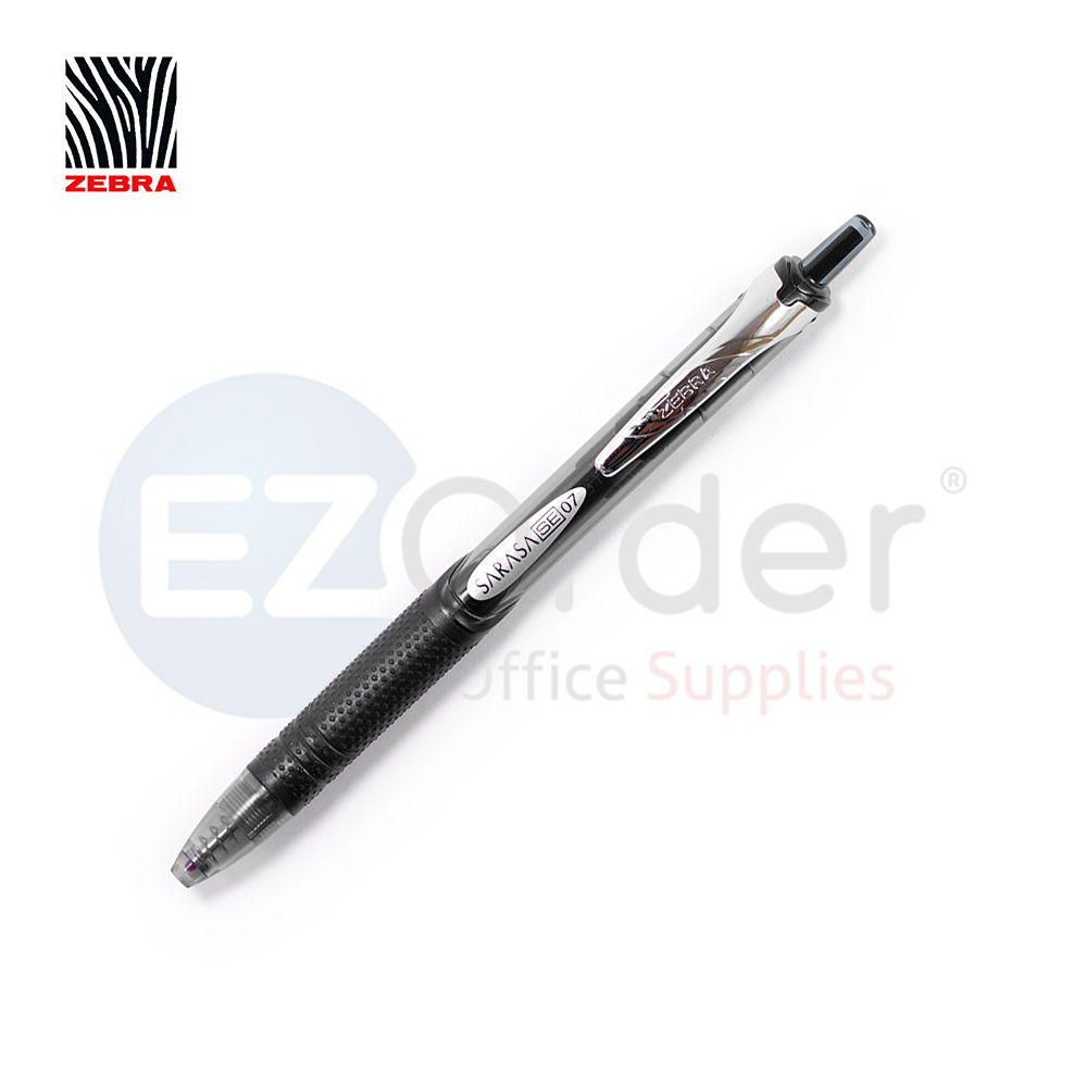 Zebra Sarasa  SE retractable gel pen ,black, 0.7mm