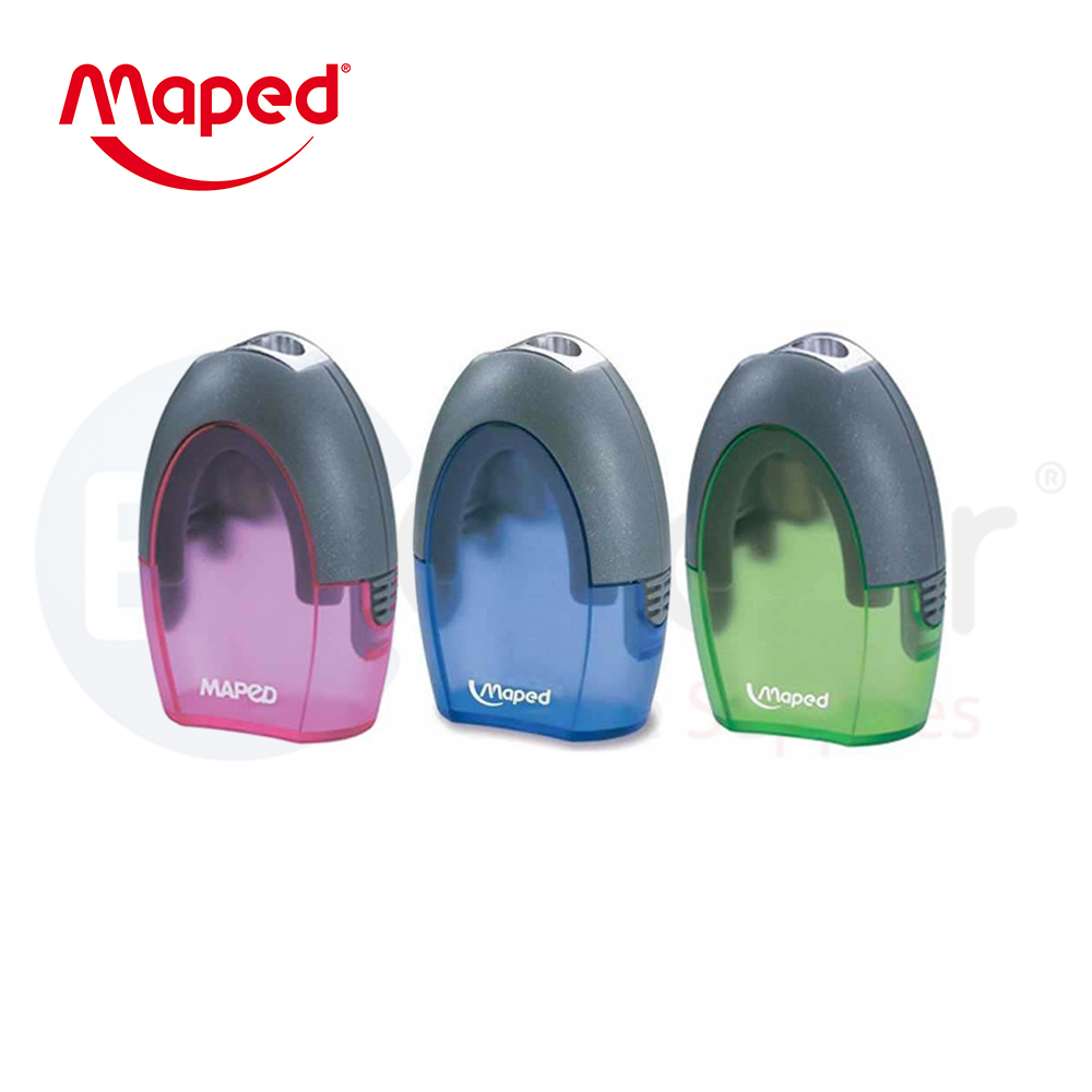 +MAPED Metal pencil sharpener With container plastic body